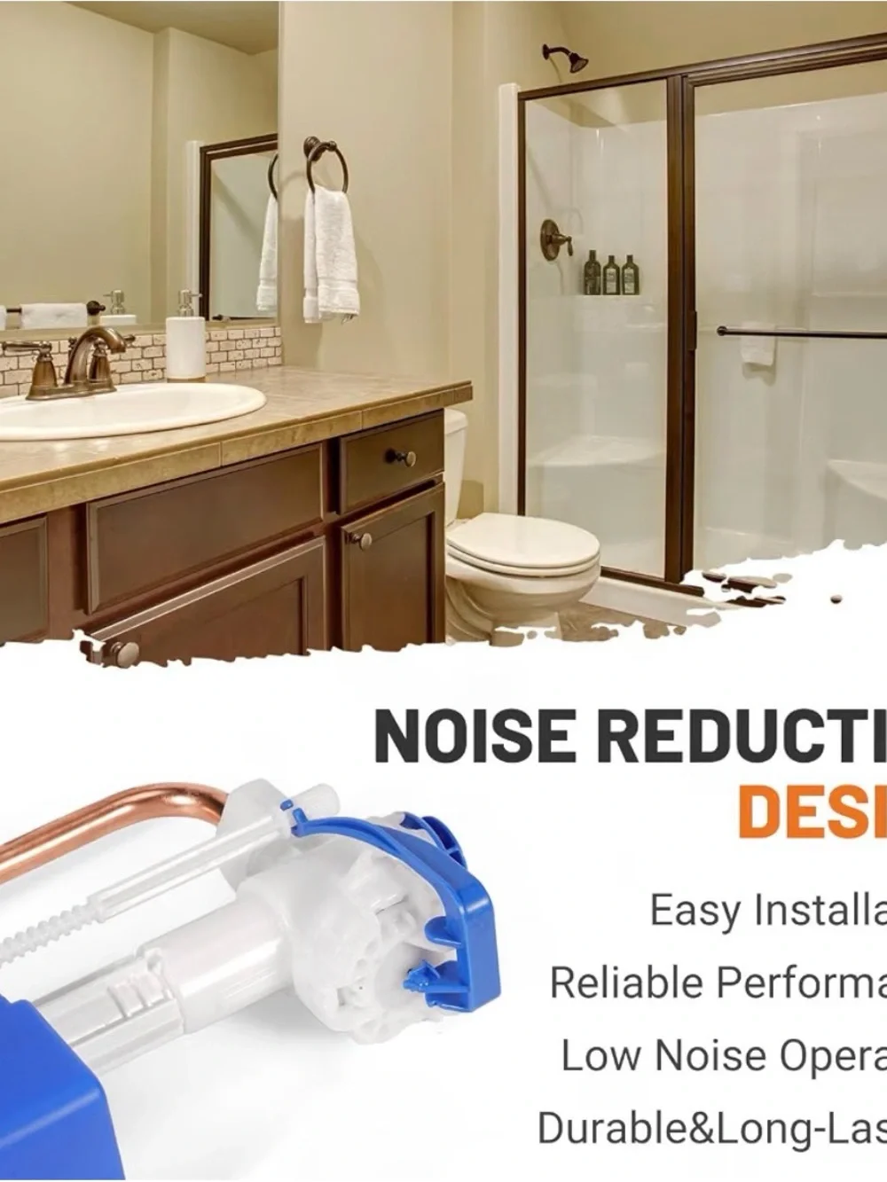 Toilet Tank Fill Flush Valve Repair Kit Fits Kohler Rialto Revival San Raphael